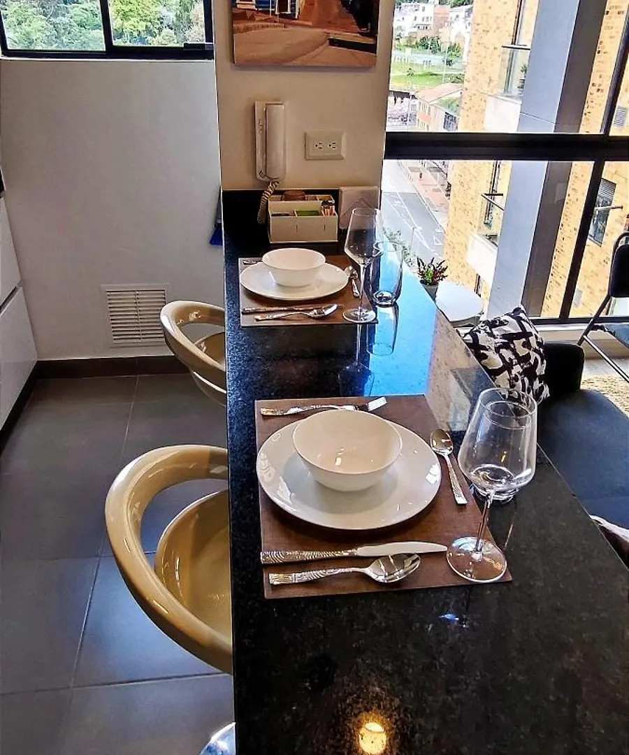 Elegante Y Acogedor Apartaestudio Bogota