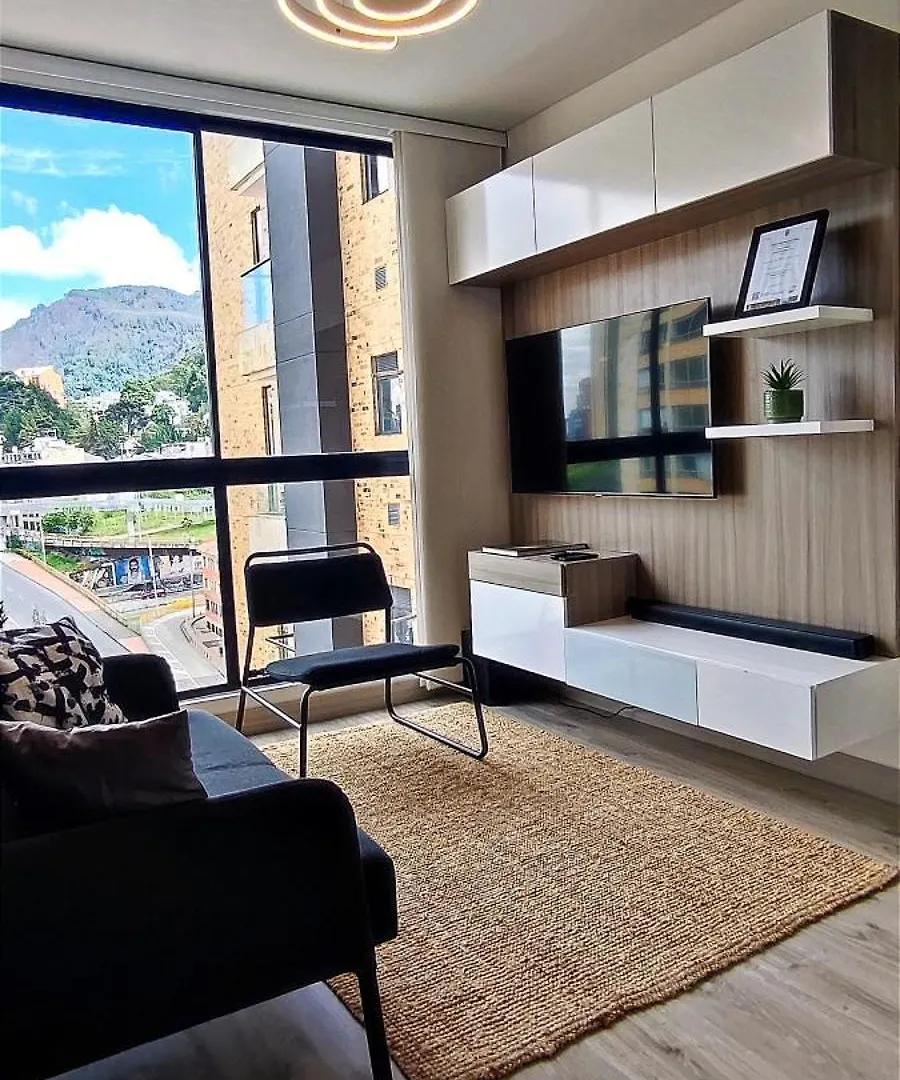 Elegante Y Acogedor Apartaestudio Bogota Colombia